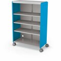 Mooreco Compass Cabinet Grande With Shelves Blue  60.6in H x 42in W x 19.2in D D3A1E1D1X0